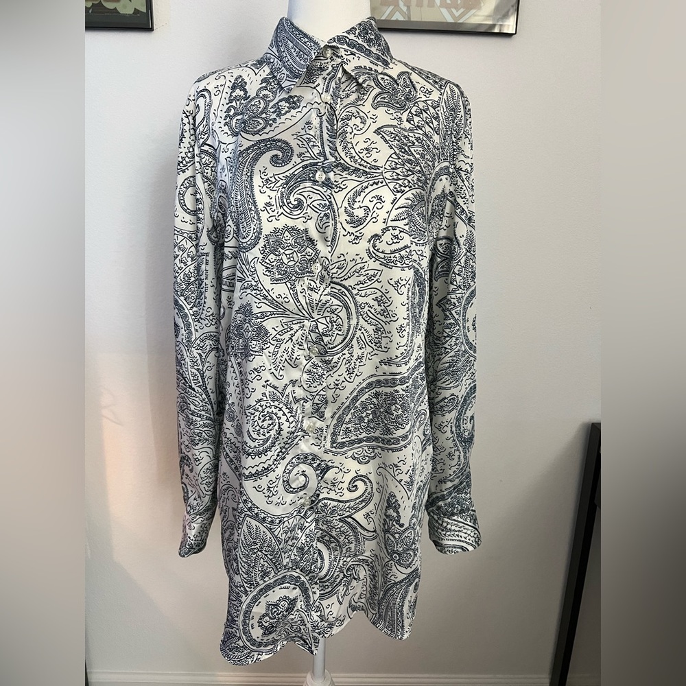 Etro Paisley Long Sleeve Shirt